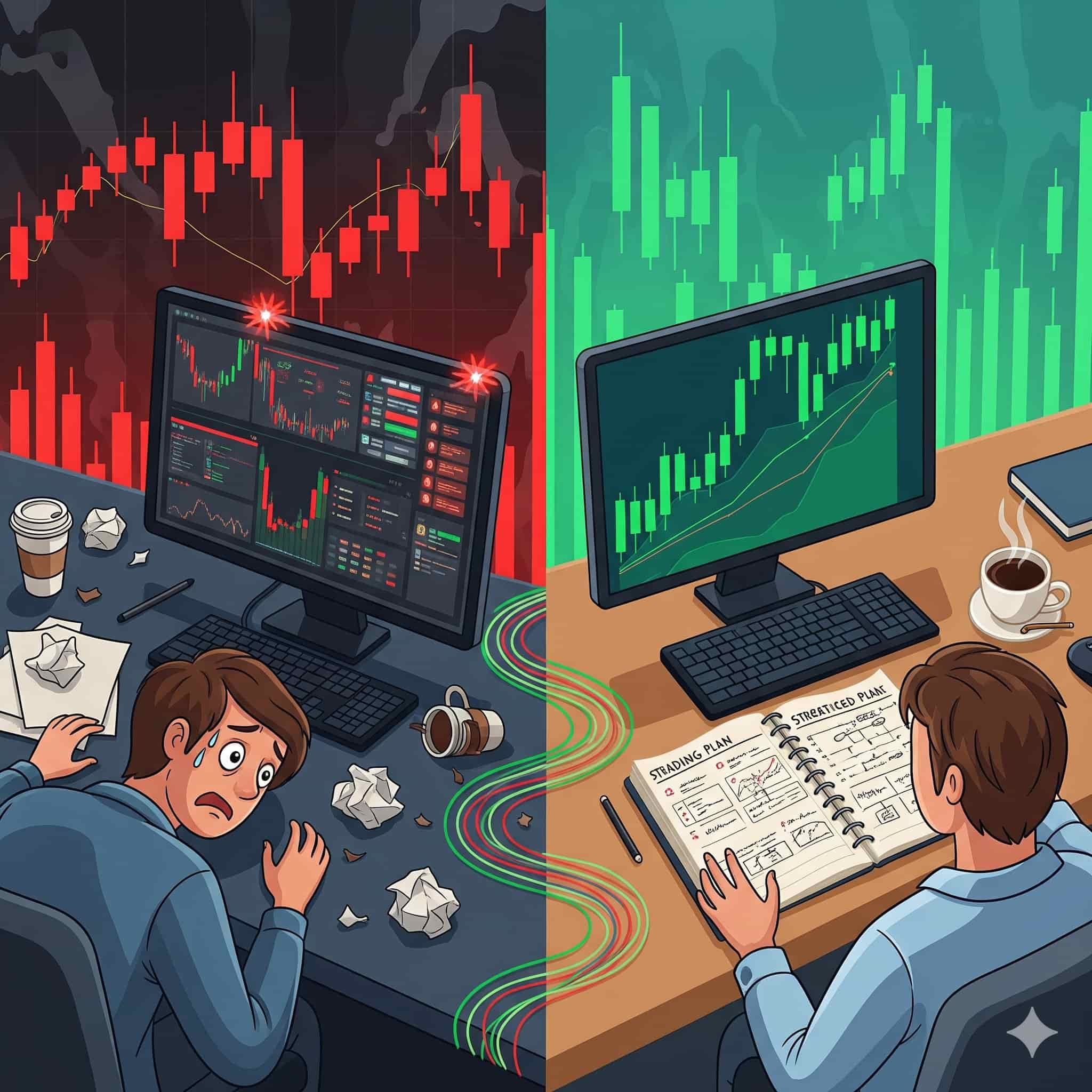 Del Caos a la Disciplina: El Viaje del Trader Principiante en Forex